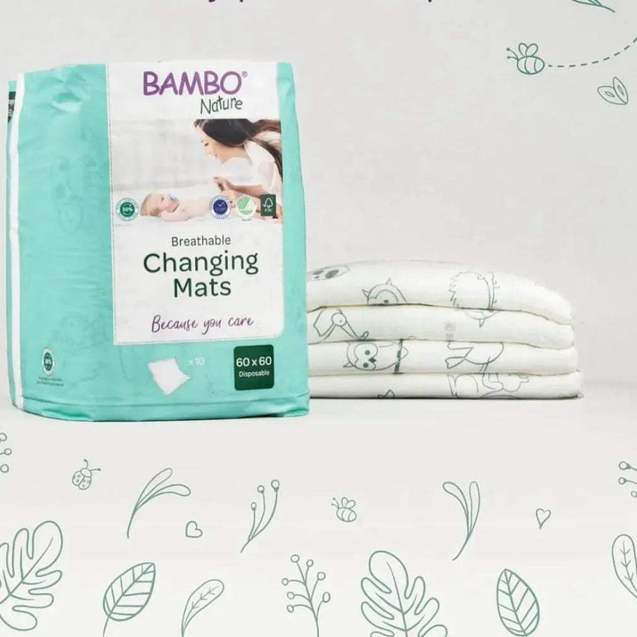Bambo Nature Tapis de Change 60 x 60 cm - Bambo Nature - TAPIS de change pour bébé Maroc -www.babyboss.ma