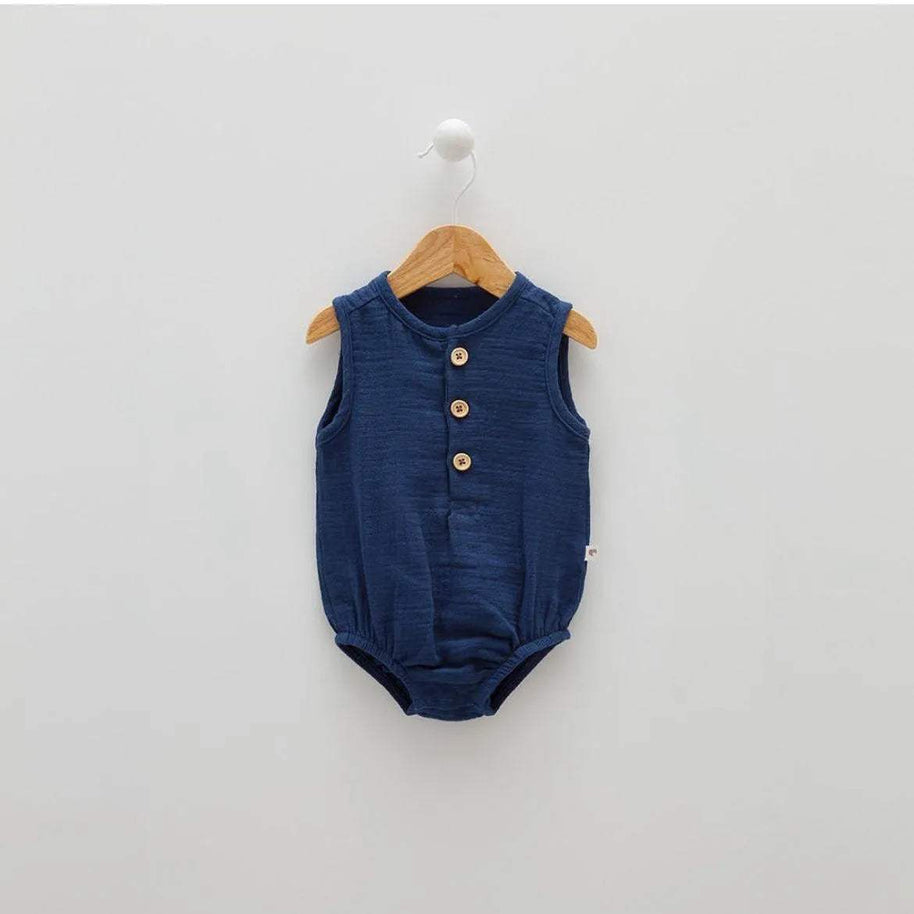 Barboteuse en lin - Caramell - pour bébé Maroc -www.babyboss.ma