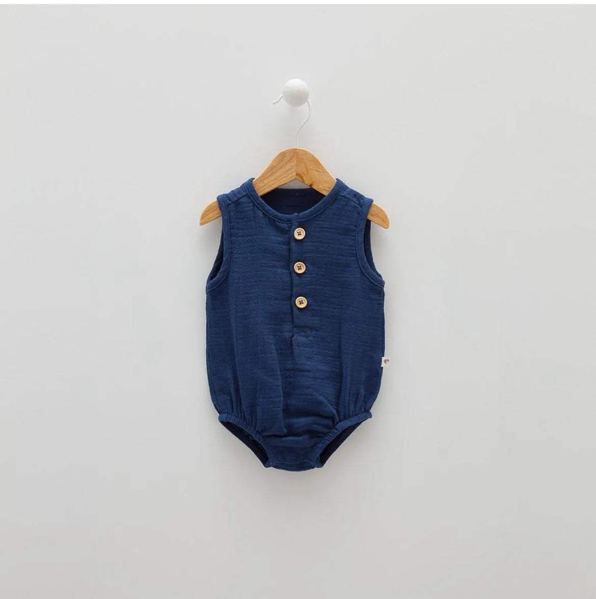 Barboteuse en lin - Caramell - pour bébé Maroc -www.babyboss.ma