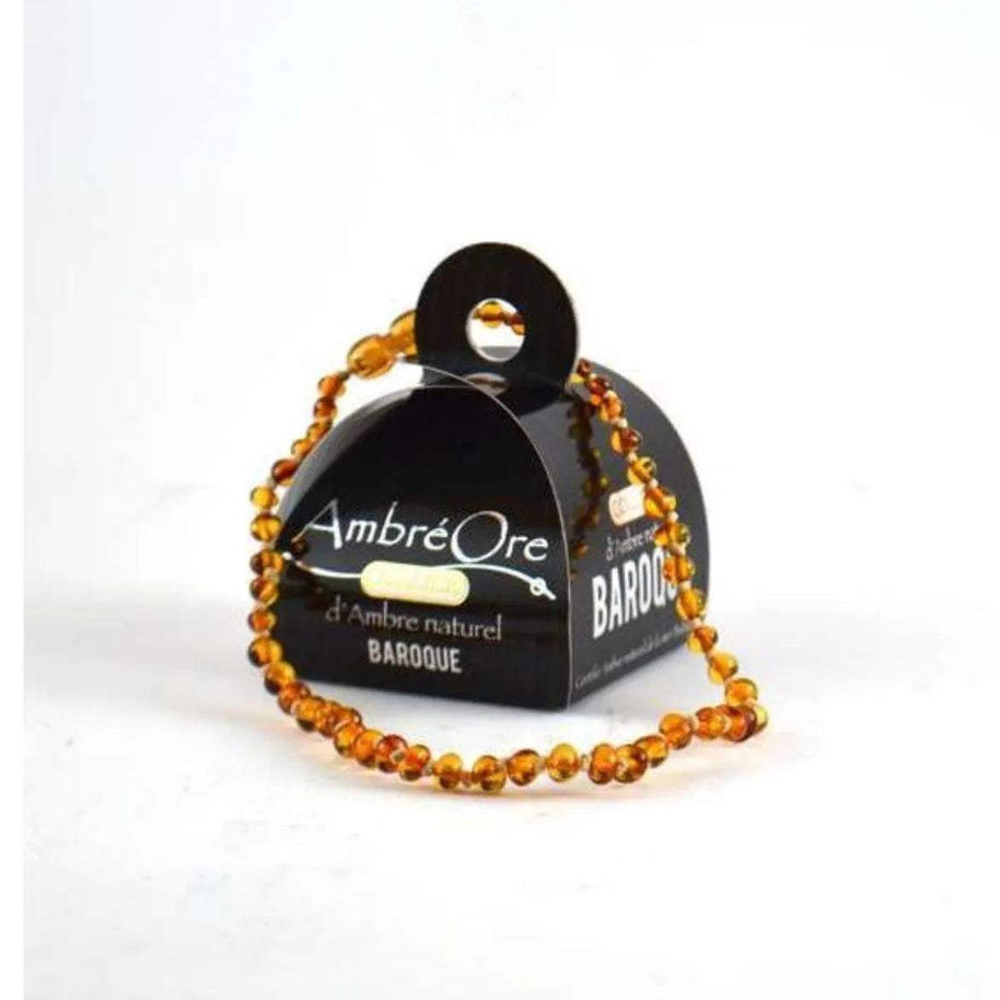 BAROQUE COLLIER D’AMBRE NATUREL - Baroque - pour bébé Maroc -www.babyboss.ma