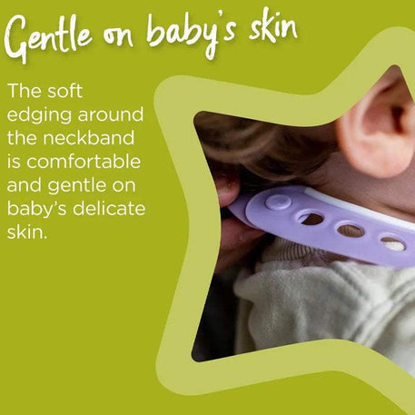 Bavoir Tommee Tippee avec Fermoir Réglable - Mauve - Tommee Tippee - Bavoirs pour bébé Maroc -www.babyboss.ma
