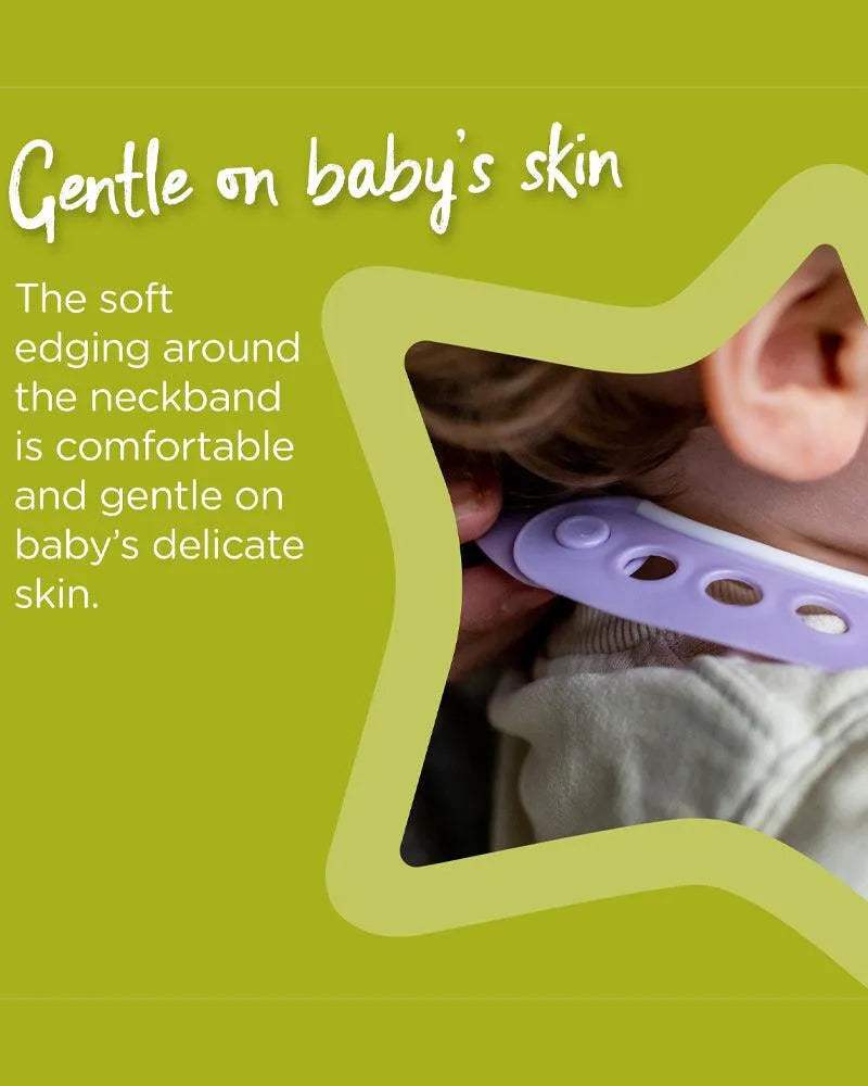 Bavoir Tommee Tippee avec Fermoir Réglable - Mauve - Tommee Tippee - Bavoirs pour bébé Maroc -www.babyboss.ma