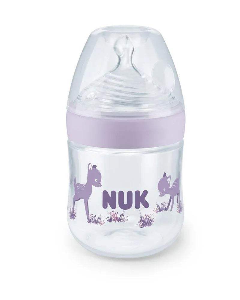 Biberon En plastique Nature Sens 120ml NUK - mauve
NUK - NUK - pour bébé Maroc -www.babyboss.ma