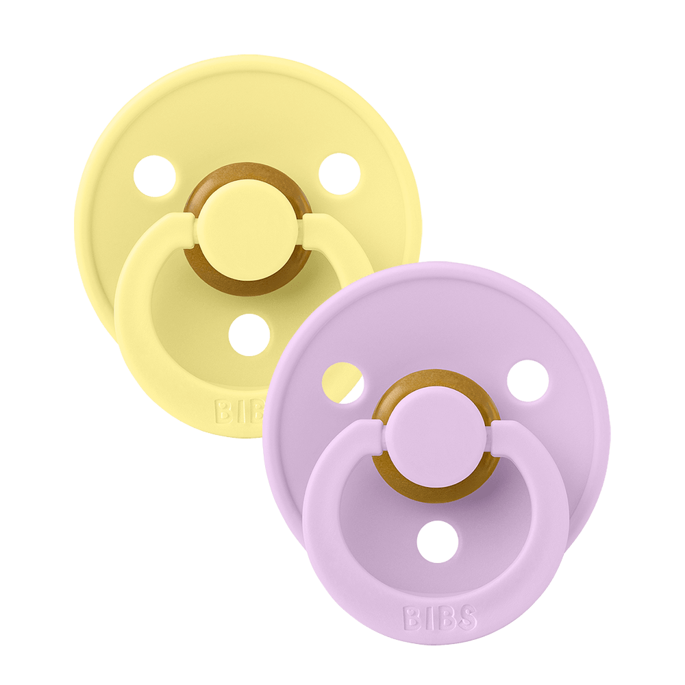 Pack de 2 sucettes BIBS - Sunshine/Violet Sky