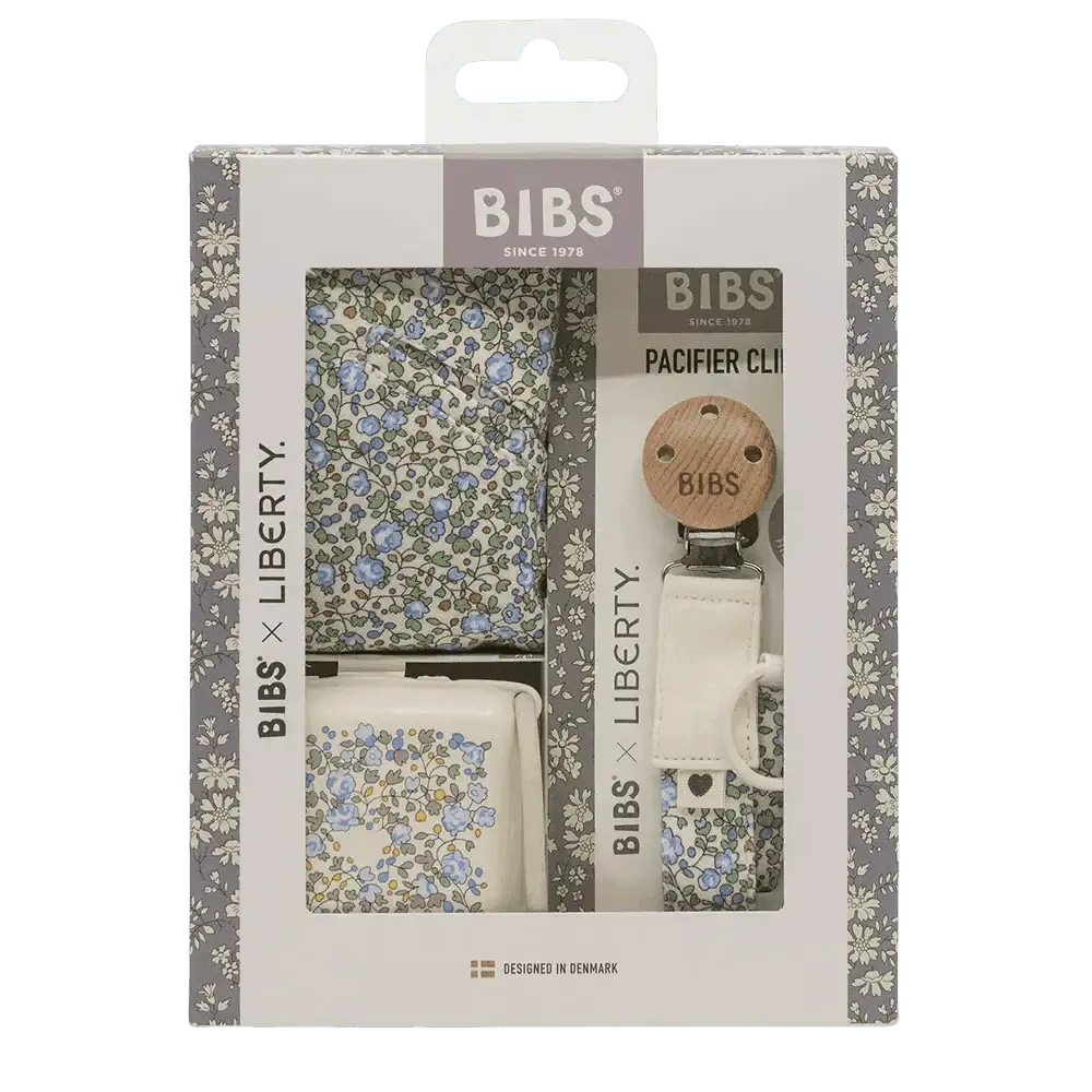 BIBS X LIBERTY Baby Bundle Eloise - Ivory - Bibs - Gift Set pour bébé Maroc -www.babyboss.ma