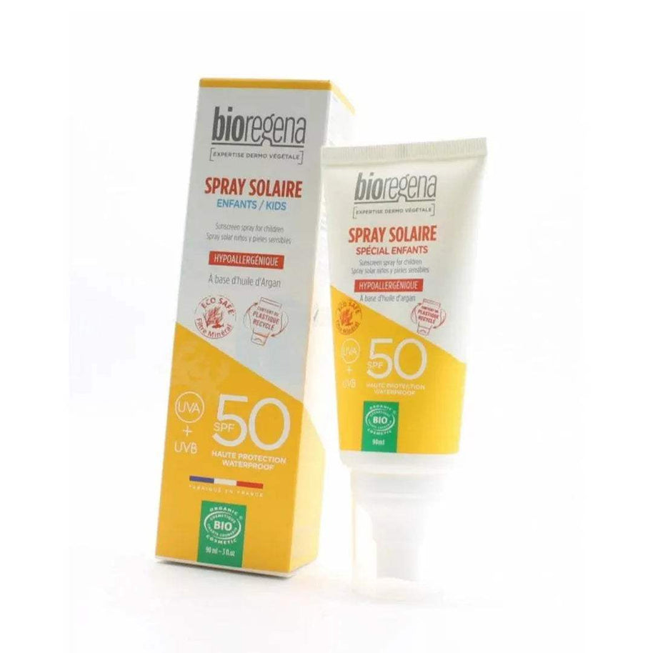 BIOREGENA Spray Solaire SPF 50 Visage & Corps enfants - Bioregena - pour bébé Maroc -www.babyboss.ma