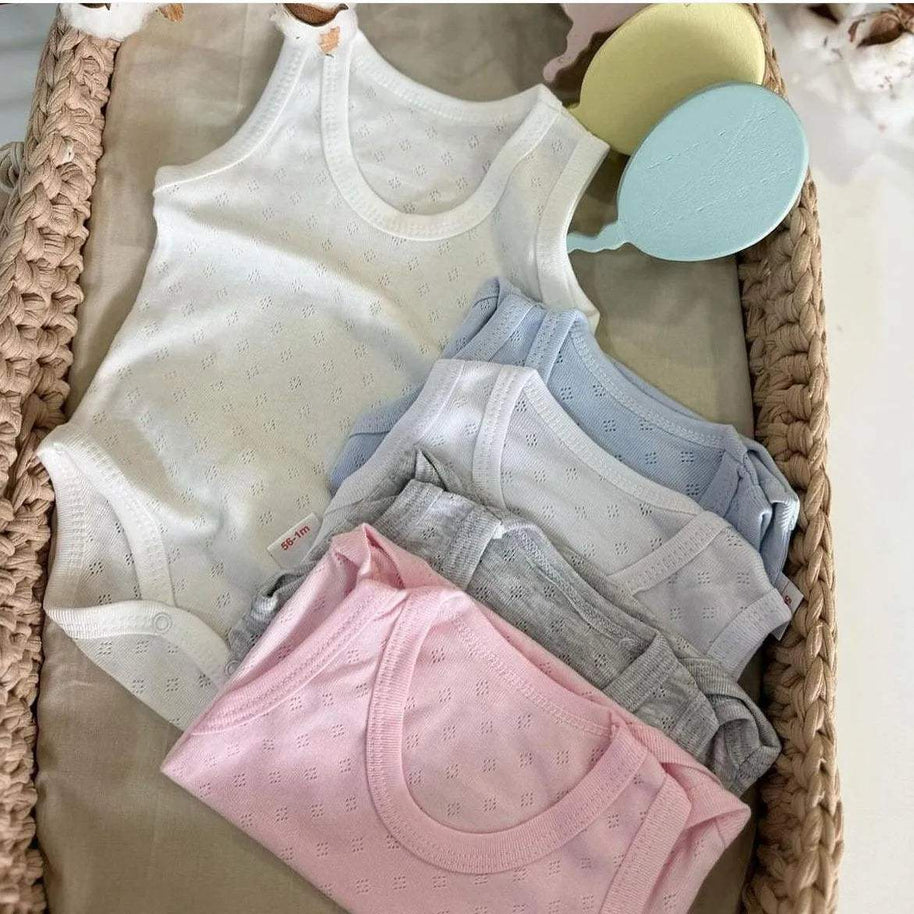 Body sans manches 100% cotton - babyboss mode - pour bébé Maroc -www.babyboss.ma