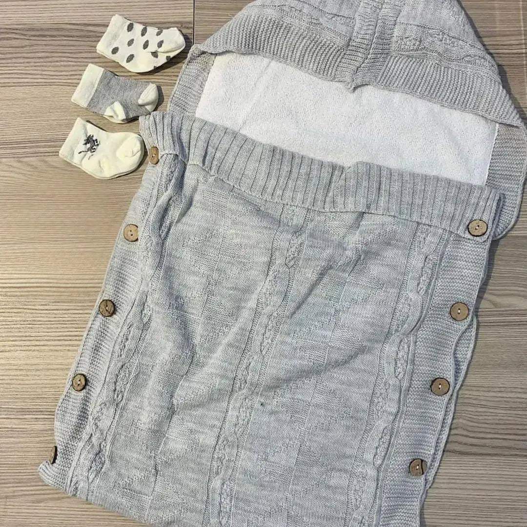 Cache bebe 100% cotton - Anna babba - pour bébé Maroc -www.babyboss.ma