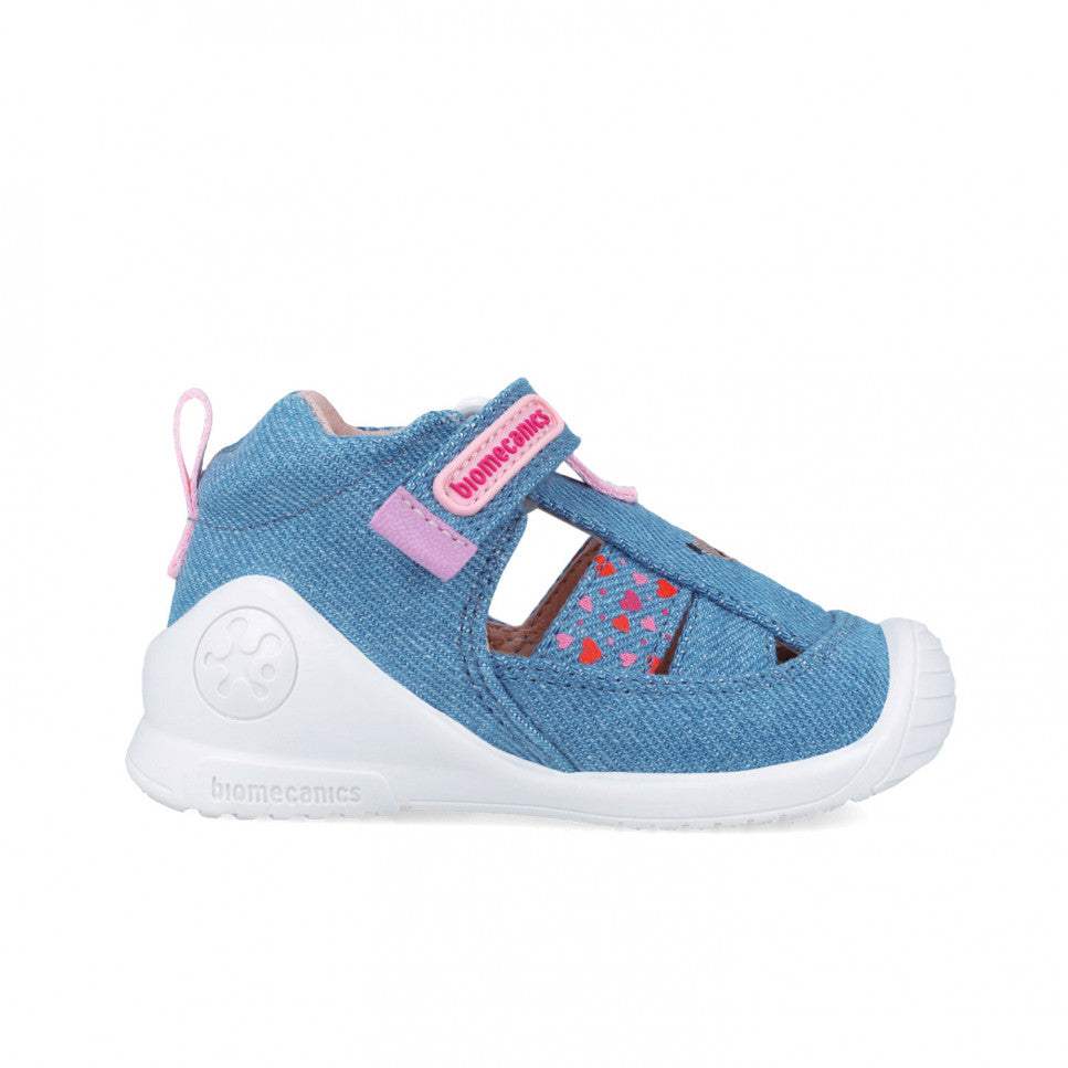 Ergonomic First Step Canvas Sandals for Baby