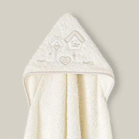 cape de bain – beige – Interbaby - BABYBOSS.ma - Hygiène et Soin pour bébé Maroc -www.babyboss.ma