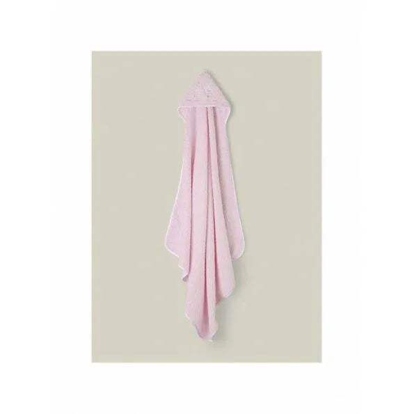 cape de bain – pink – Interbaby - Interbaby - pour bébé Maroc -www.babyboss.ma