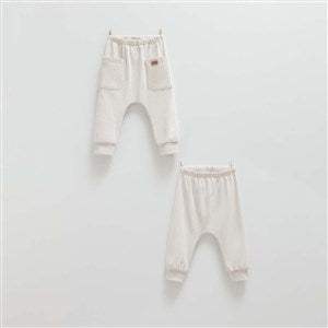 Lot de 2 Pantalons bébé - Caramell - Caramell - Pantalon pour bébé Maroc -www.babyboss.ma