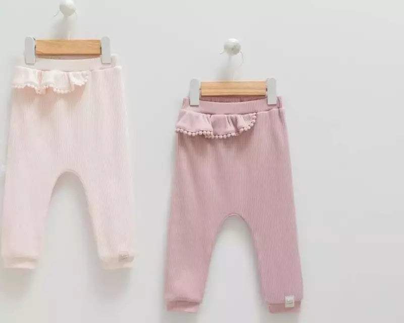 Lot de 2 Pantalons bébé - Caramell - Caramell - Pantalon pour bébé Maroc -www.babyboss.ma