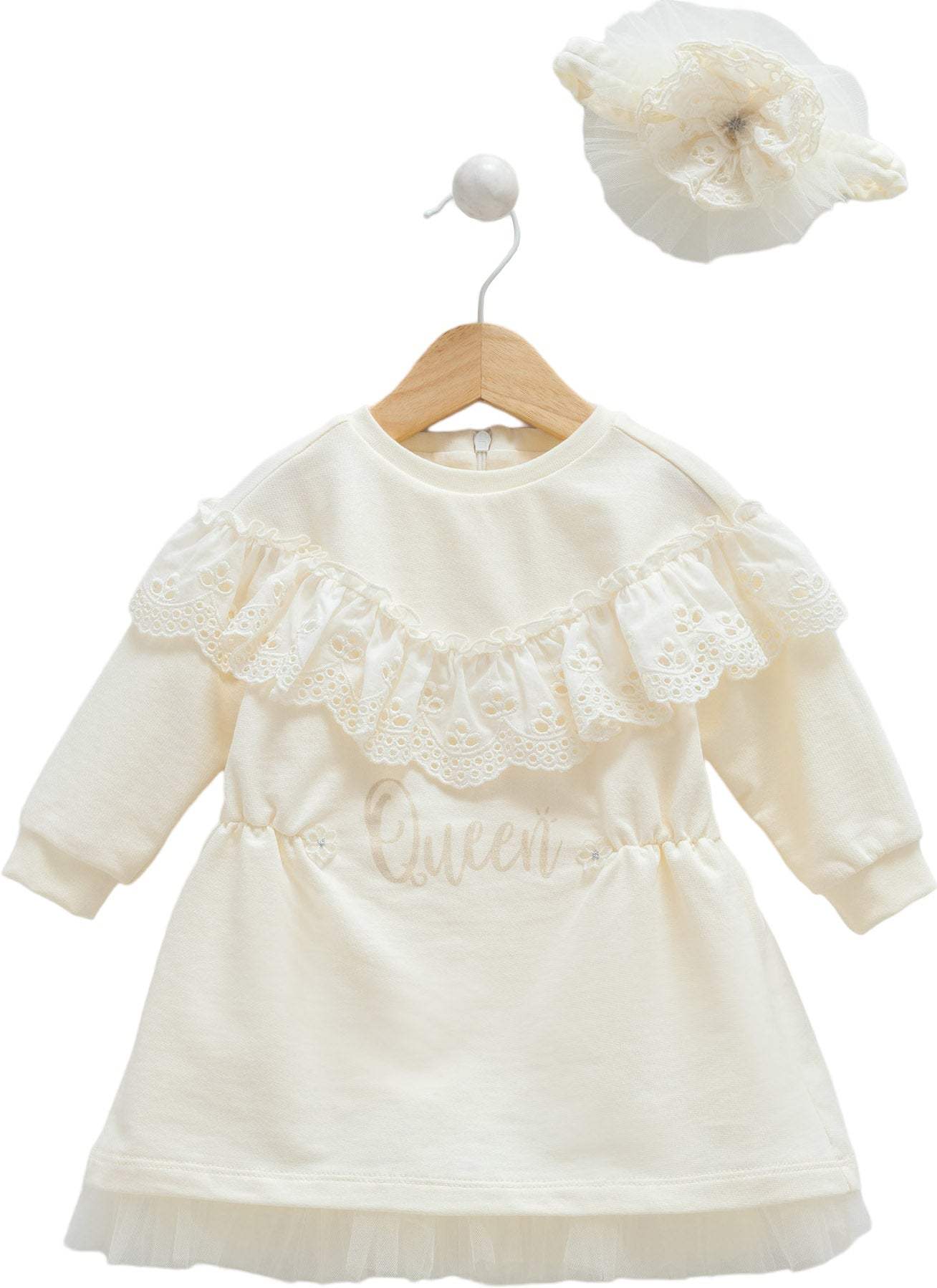 Robe bébé crème - Caramell - Grenouillère pour bébé Maroc -www.babyboss.ma