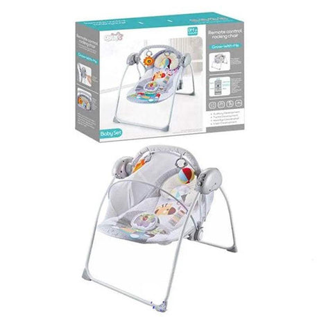 CH71808A Balançoire Bébé Girafe Électrique Avec Siège souple - Ayunr - pour bébé Maroc -www.babyboss.ma