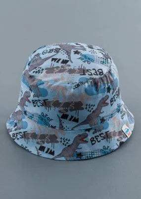 Chapeau de dinosaure pour enfants, couleur bleu clair - babyboss mode - pour bébé Maroc -www.babyboss.ma
