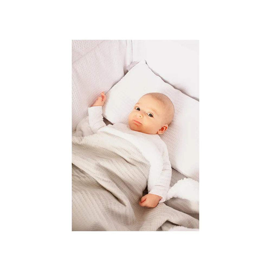Couverture carre junior 80 x 110 rose - Interbaby - pour bébé Maroc -www.babyboss.ma