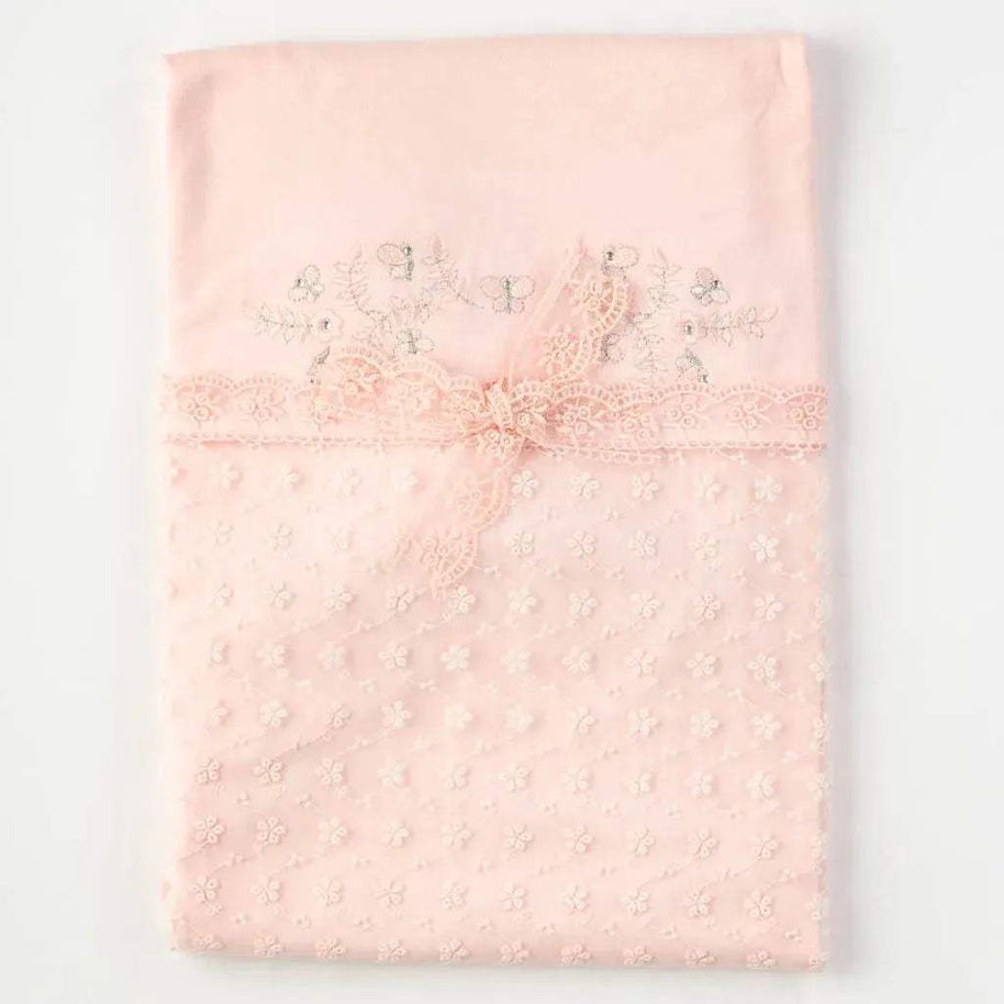 Couverture pour bébé Anna Babba 80×80 - Saumon - Anna babba - pour bébé Maroc -www.babyboss.ma