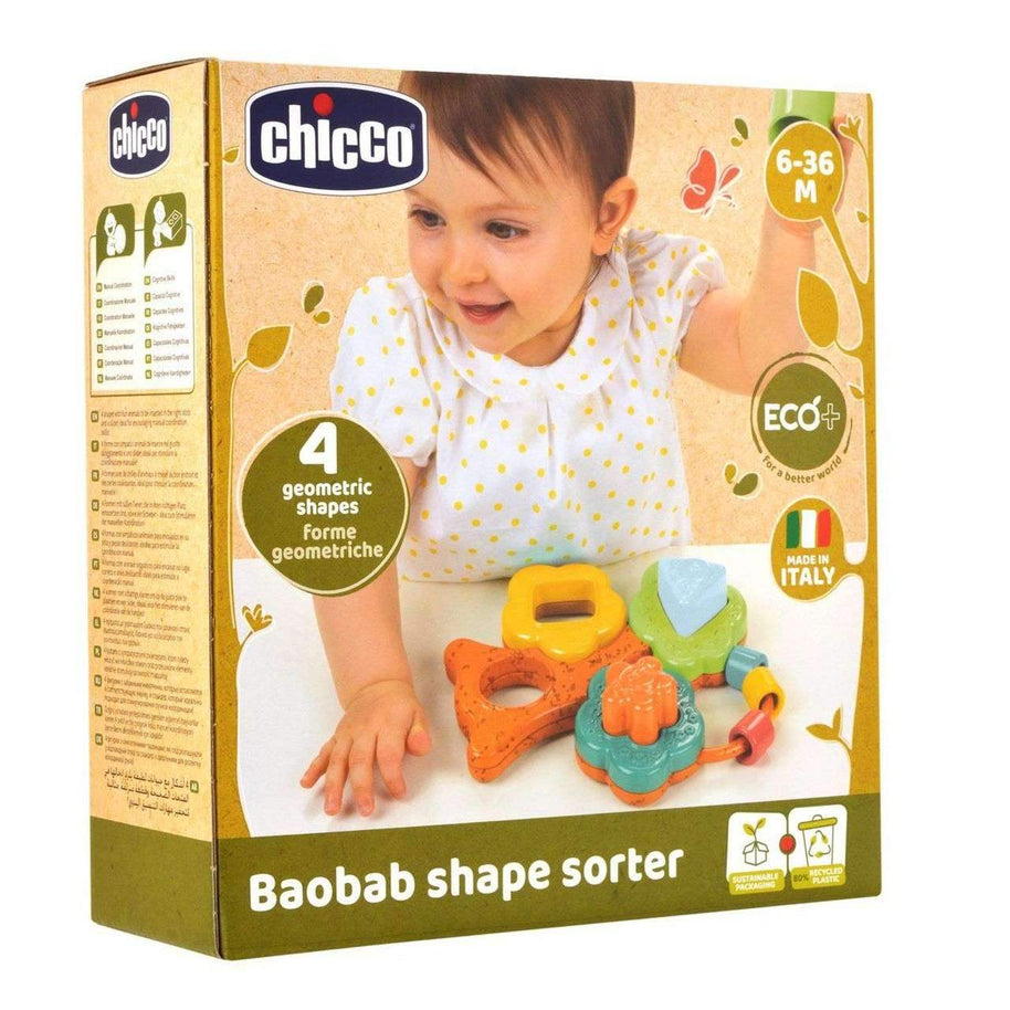 Baobab à Formes Eco+ Chicco - Chicco - Jouets Sensoriels pour bébé Maroc -www.babyboss.ma