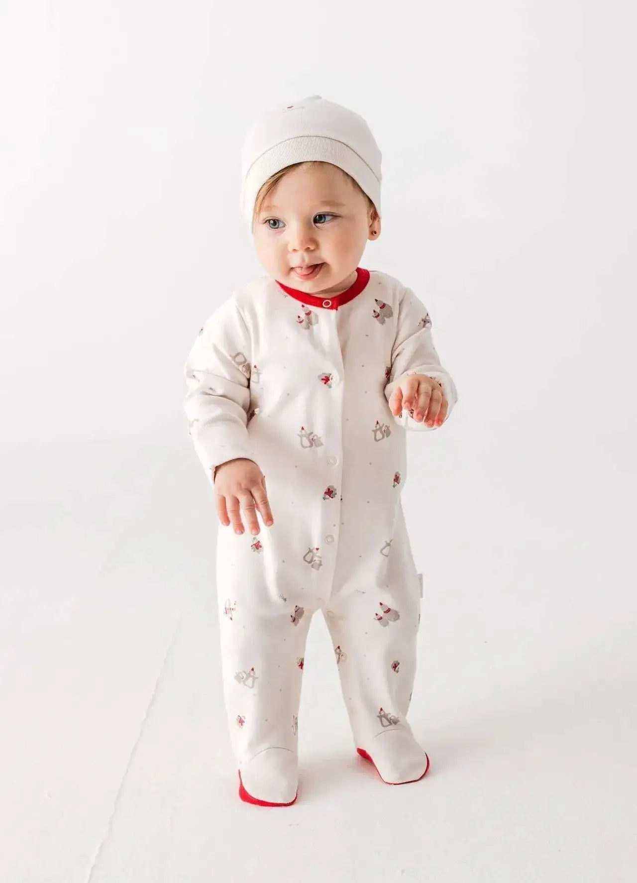 cream_penguin_grenouillre_bonnet_100_cotton_andywawa-47679702040887-bebe-babyboss.ma-maroc - Babyboss.ma -bebe-maroc