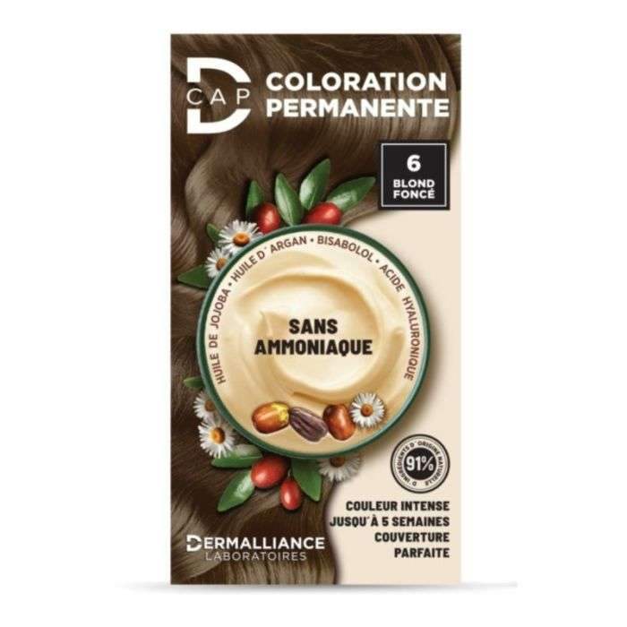 D CAP coloration permanante 6 blond fonce - DCAP - pour bébé Maroc -www.babyboss.ma
