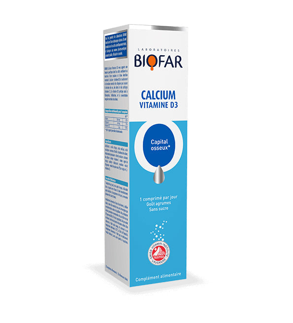Biofar Calcium D3 20 capsuls - Biofar - Compléments Alimentaires Minéraux