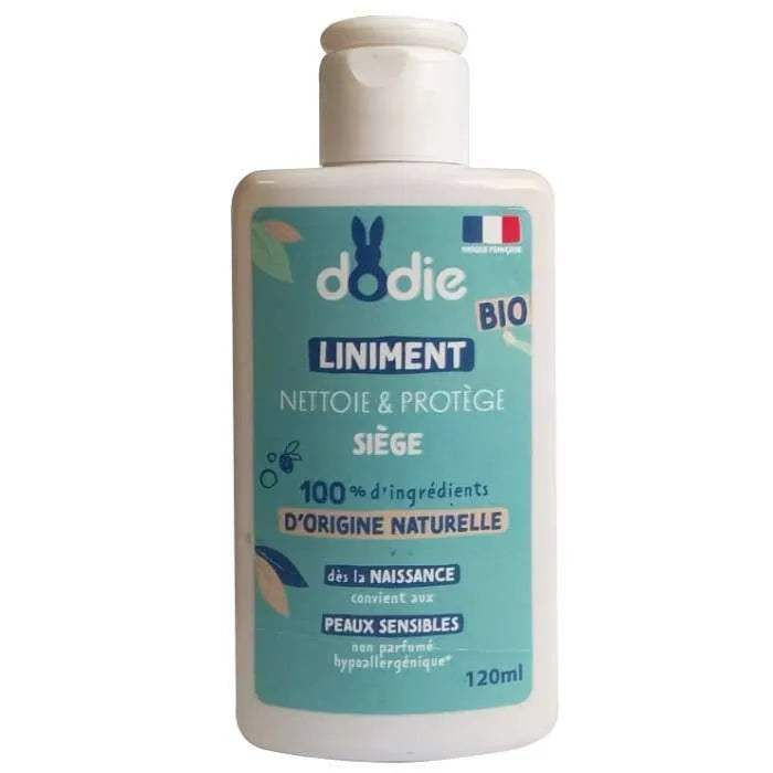Dodie Liniment Bio Nettoie et Protège Siège – 120 ml - Dodie - pour bébé Maroc -www.babyboss.ma