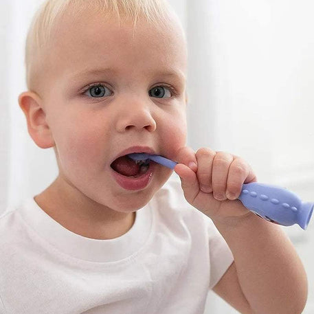 Dr. Brown's Brosse à Dents Monster 1-4A - Mauve - Dr. Brown's - Brosse à dents pour bébé Maroc -www.babyboss.ma