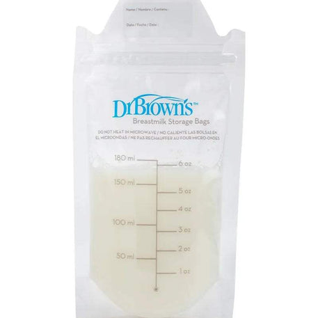 Dr. Brown's Sachets de Conservation 180ml - 25 Sachets - Dr. Brown's - Sachets de Conservation du Lait pour bébé Maroc -www.babyboss.ma