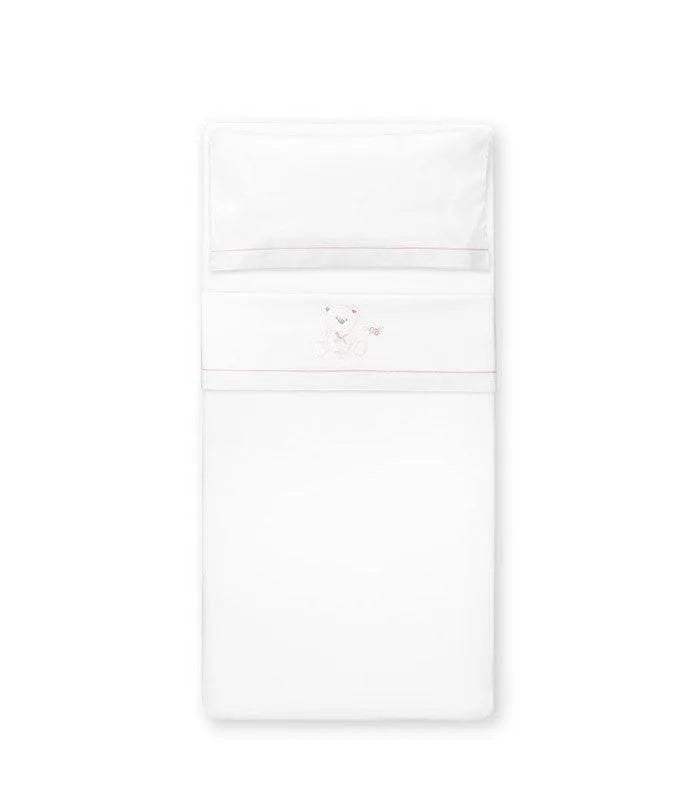 Draps berceau BEAR BOW 100% Coton Interbaby - BABYBOSS sommeil - pour bébé Maroc -www.babyboss.ma