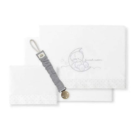 Draps de berceau SWEET MOON 100% Coton Interbaby - Interbaby - pour bébé Maroc -www.babyboss.ma