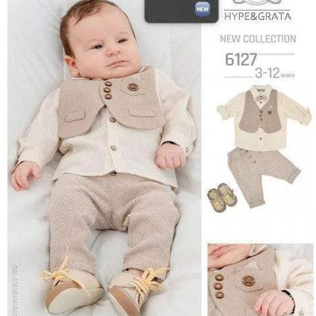 Ensemble naissance garçon - Hype grata - pour bébé Maroc -www.babyboss.ma