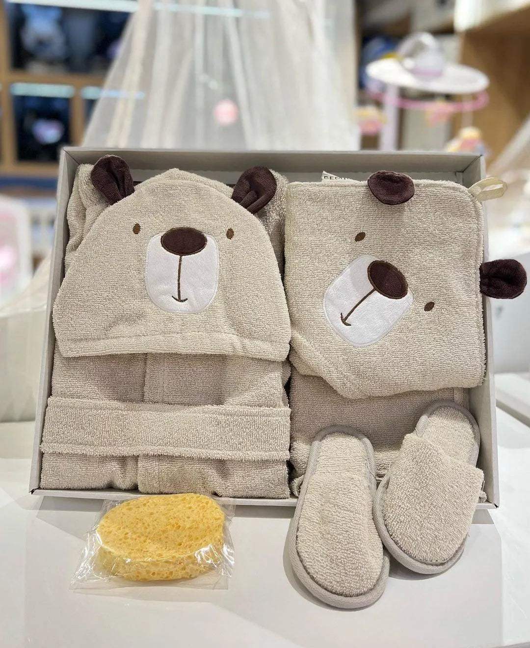 Ensemble sortie de bain pour bébé motif panda -Bebitof - Bebitof - pour bébé Maroc -www.babyboss.ma