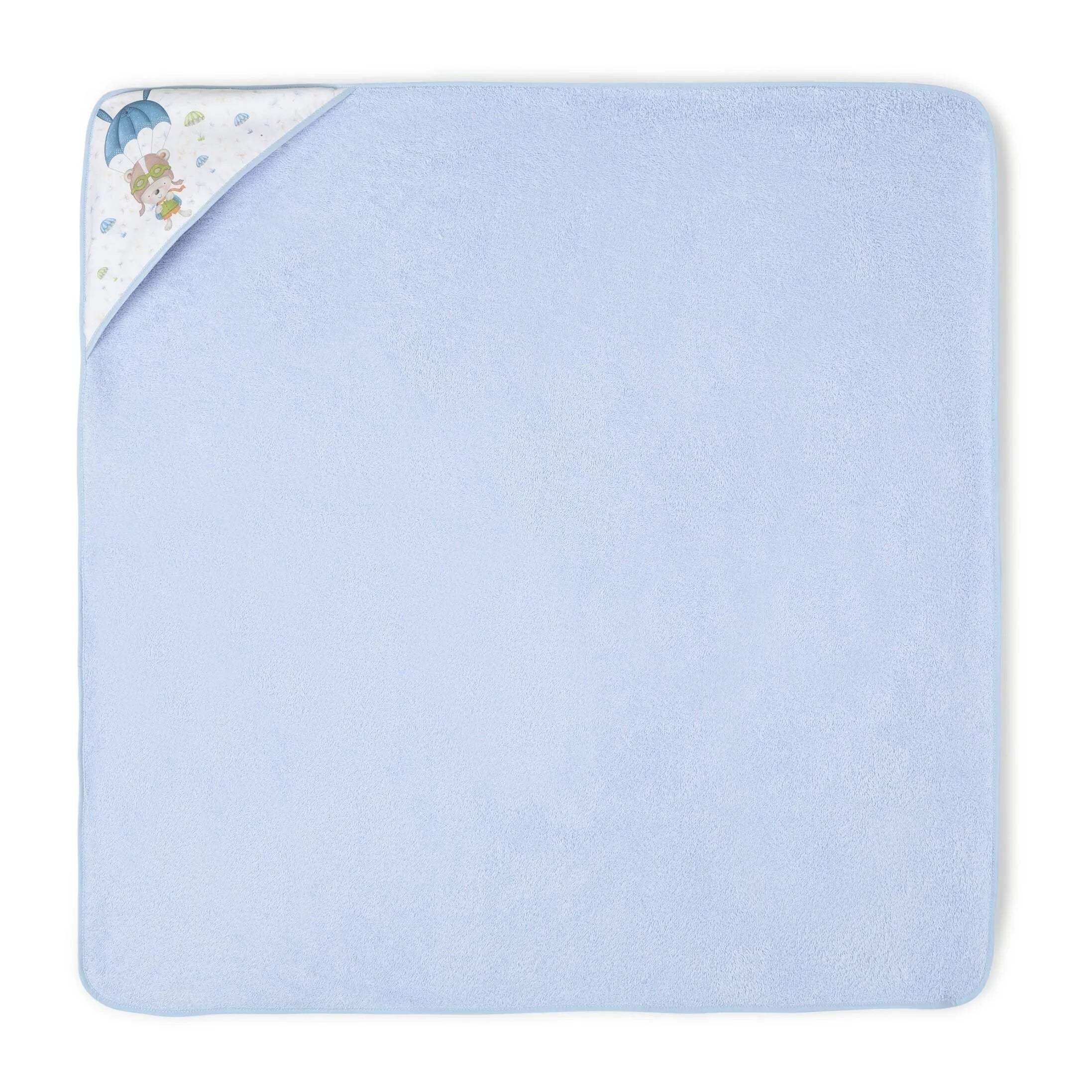 ensemble-cape-de-bain-parachutiste-bleu-et-dou-dou-babyboss-ma-interbaby-pour-bebe-maroc-6 - Babyboss.ma -bebe-maroc