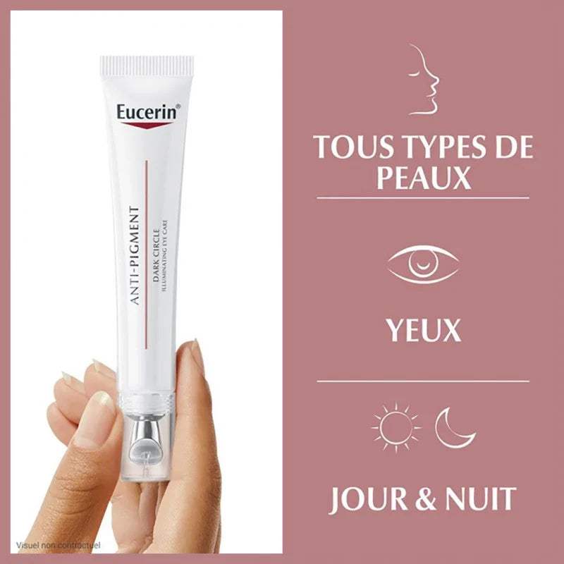 Eucerin Anti-pigment Soin Contour Des Yeux Illuminateur 15ml - Eucerin - pour bébé Maroc -www.babyboss.ma