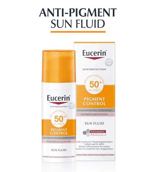 Eucerin Sun Pigment Control Fluid SPF50+ 50ml anti-tache - Eucerin - Solaire pour bébé Maroc -www.babyboss.ma