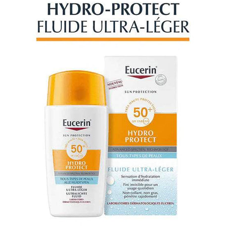 Eucerin Ecran Hydro Protect Fluid Spf50+ 50ml - Eucerin - Solaire pour bébé Maroc -www.babyboss.ma