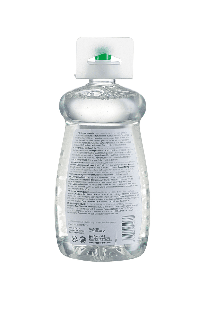 Bébé Confort Liquide Vaisselle Ecolabel Biberons et Accessoires – 500 ml