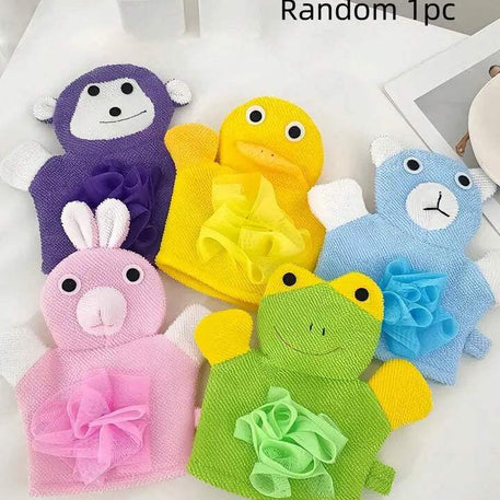 Gants De Bain Pour Enfant - 1 Pièce - Babyboss.ma - pour bébé Maroc -www.babyboss.ma