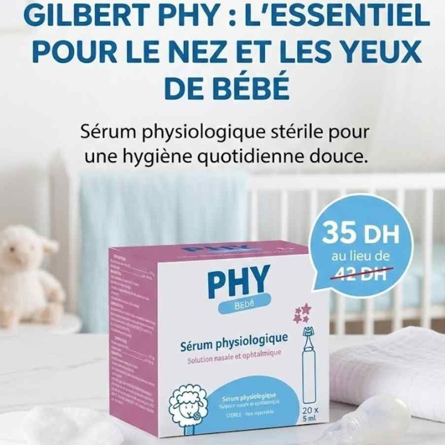 Gilbert PHY Physiological serum - Box 20x5ml