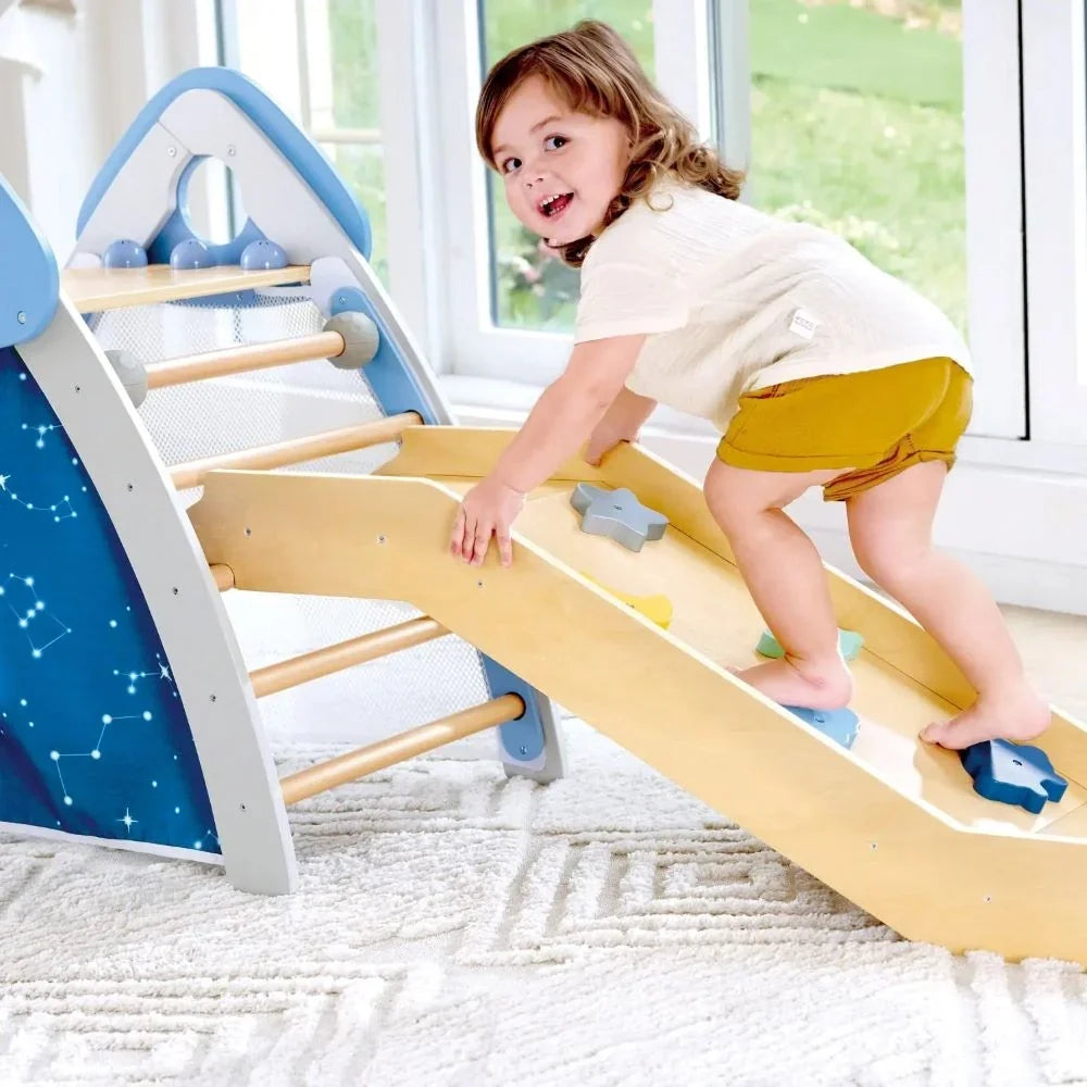 Hape منطقة لعب للتسلق ومنزلق 4 في 1 - 2-3 سنوات