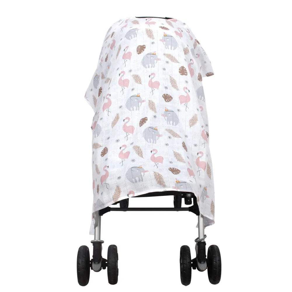 Housse de poussette en mousseline - sevibebe - pour bébé Maroc -www.babyboss.ma