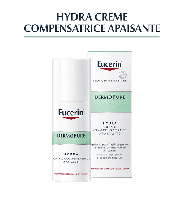 Eucerin DermoPure HYDRA Crème Compensatrice Apaisante - Eucerin - Visage pour bébé Maroc -www.babyboss.ma