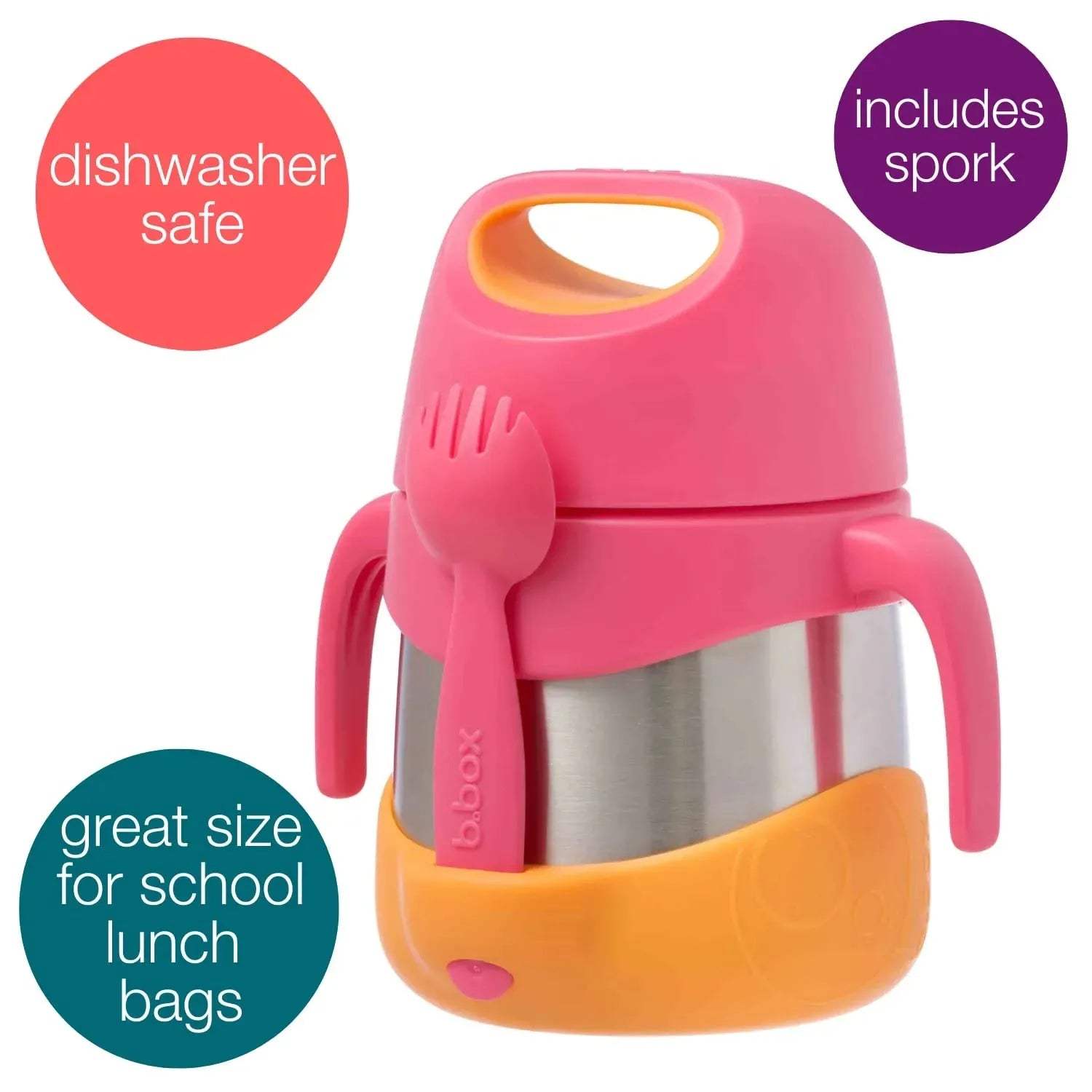 insulated food jar - strawberry shake - BBOX USA - Insulated jars pour bébé Maroc -www.babyboss.ma