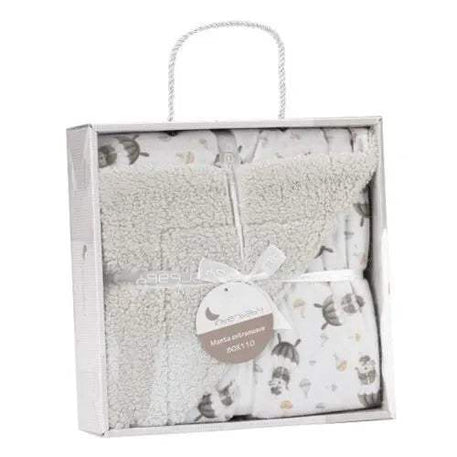 Interbaby couverture junior bulles 80 x 110 cm gris - Interbaby - pour bébé Maroc -www.babyboss.ma