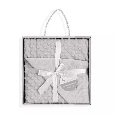 Interbaby couverture junior bulles 80 x 110 cm Gris - Interbaby - pour bébé Maroc -www.babyboss.ma