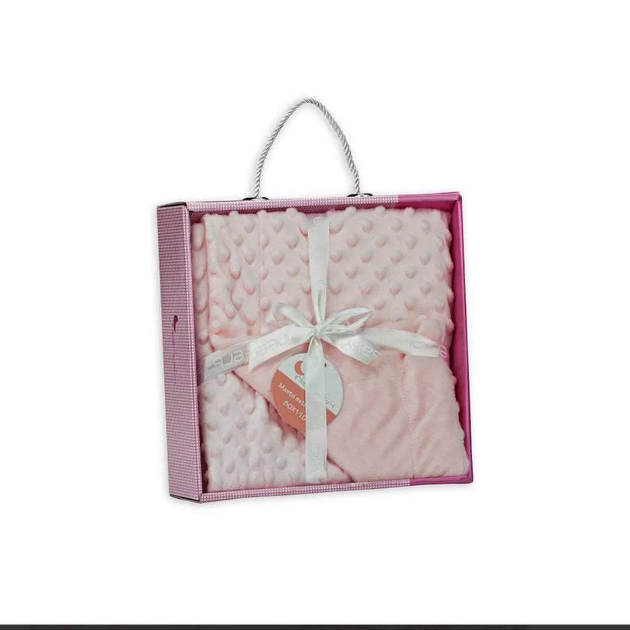 Interbaby couverture junior bulles 80 x 110 cm rose - Interbaby - pour bébé Maroc -www.babyboss.ma