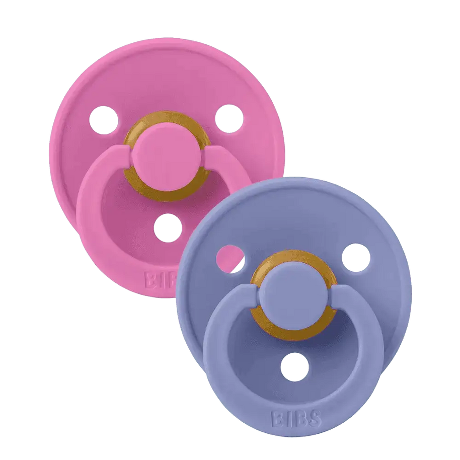 Lot de 2 Sucettes Bibs - Bubblegum/Peri - Bibs - Sucettes pour bébé Maroc -www.babyboss.ma