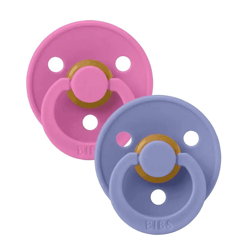 Lot de 2 Sucettes Bibs - Bubblegum/Peri - Bibs - Sucettes pour bébé Maroc -www.babyboss.ma