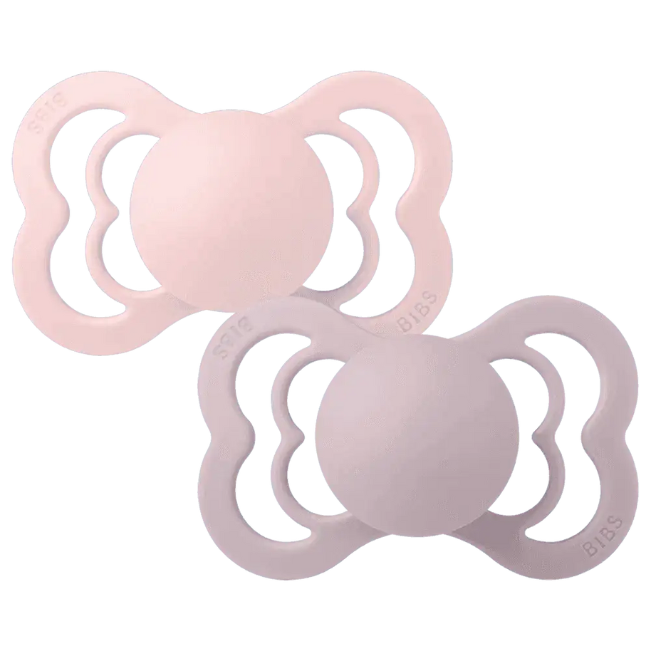 Lot de 2 Sucettes Bibs Supreme - Blossom/Dusky Lilac - Bibs - Sucettes pour bébé Maroc -www.babyboss.ma